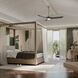 Mylo 70 inch Champagne Bronze with Jet Black Blades Ceiling Fan